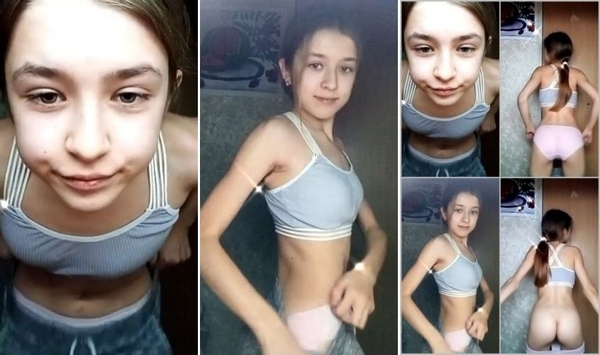 Photo of a cute young naked girl